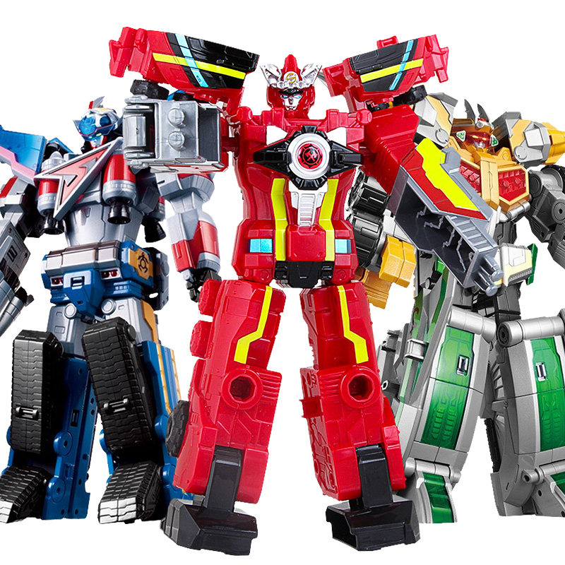 玩具奥迪双钻巨神战击队太阳战机王冲锋冲锋战击队男孩变形儿童机器人