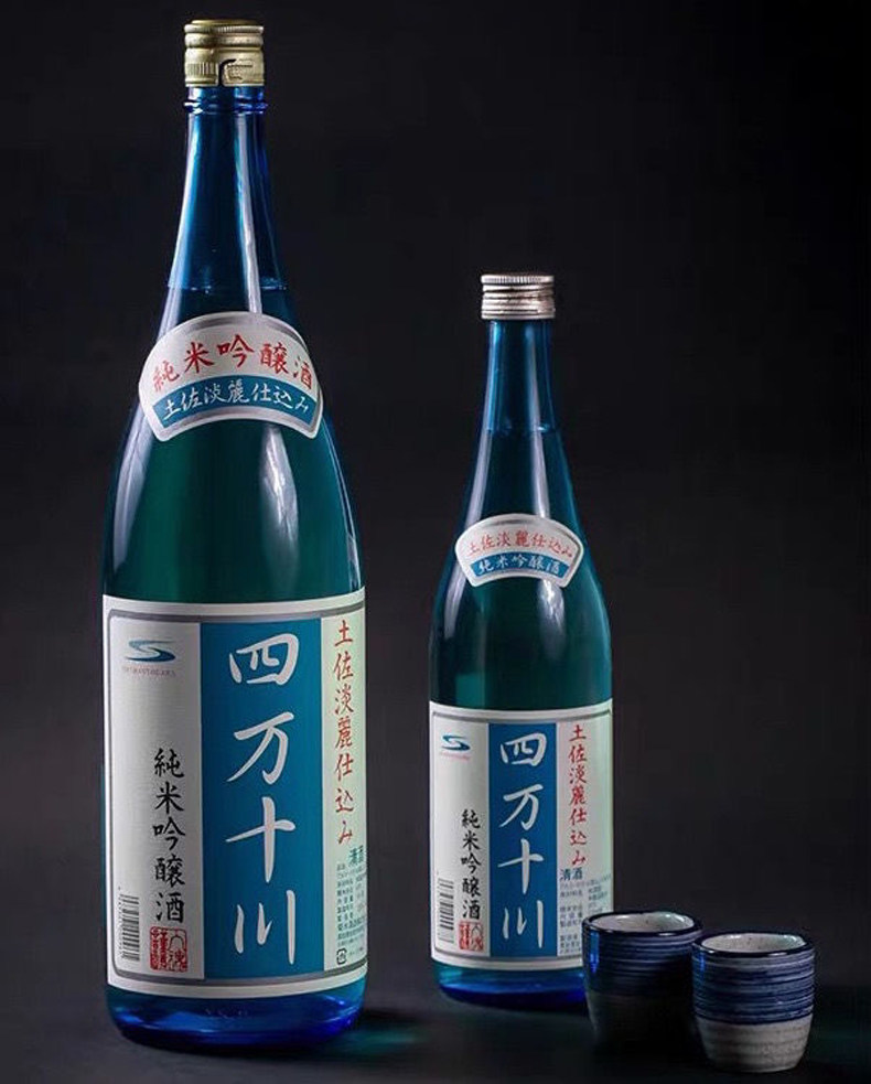 日本本原进口土佐淡丽高知菊水酒四万十川纯米清酒