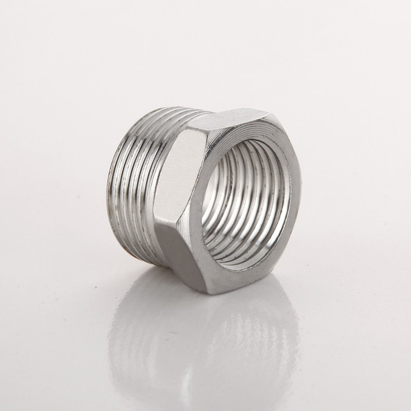 全铜加厚6分转4分2/3分1寸内外丝补芯内丝补心水管变径铜接头配件