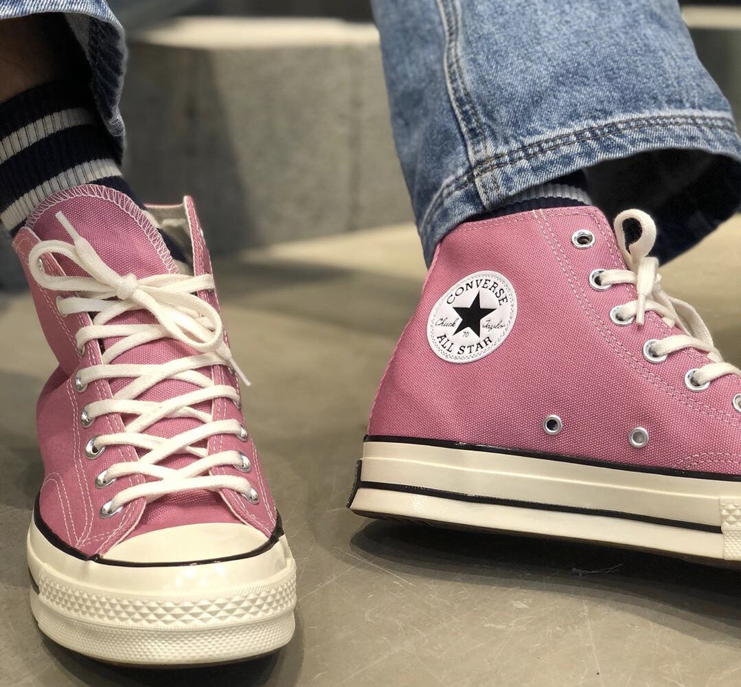 converse匡威1970s 粉色高帮低帮男鞋女鞋帆布鞋164947c 164952c