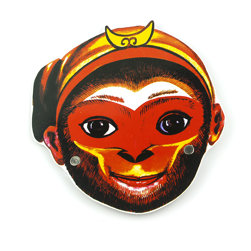 头饰小学幼儿园猴子卡通小动动物纸质儿童舞台头饰