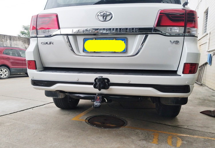 拖赢陆巡兰德酷路泽加装美式方口拖车杠lc200拖车钩lx570通用拖钩