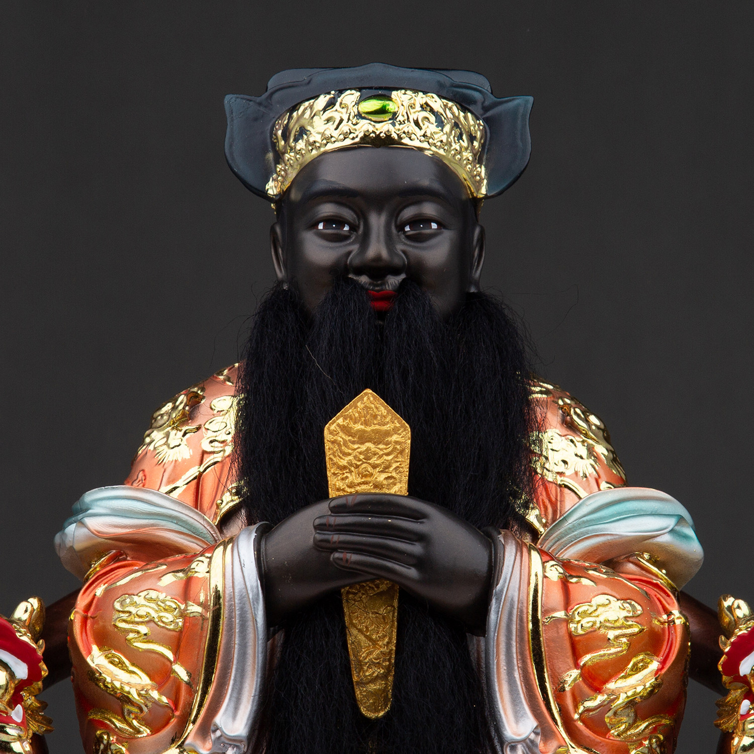 典藏城隍神像城隍庙树脂玻璃钢速报司辅居家镇菩萨摆件