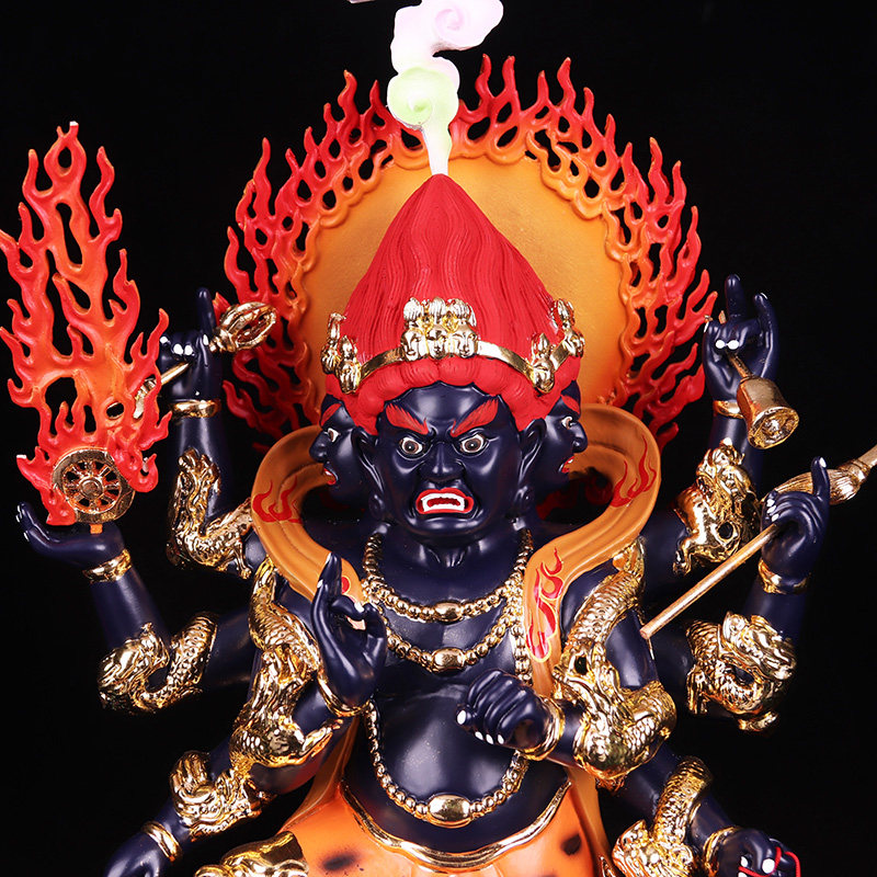 典藏密宗护法秽迹金刚菩萨佛像结缘藏传佛教大力摆件