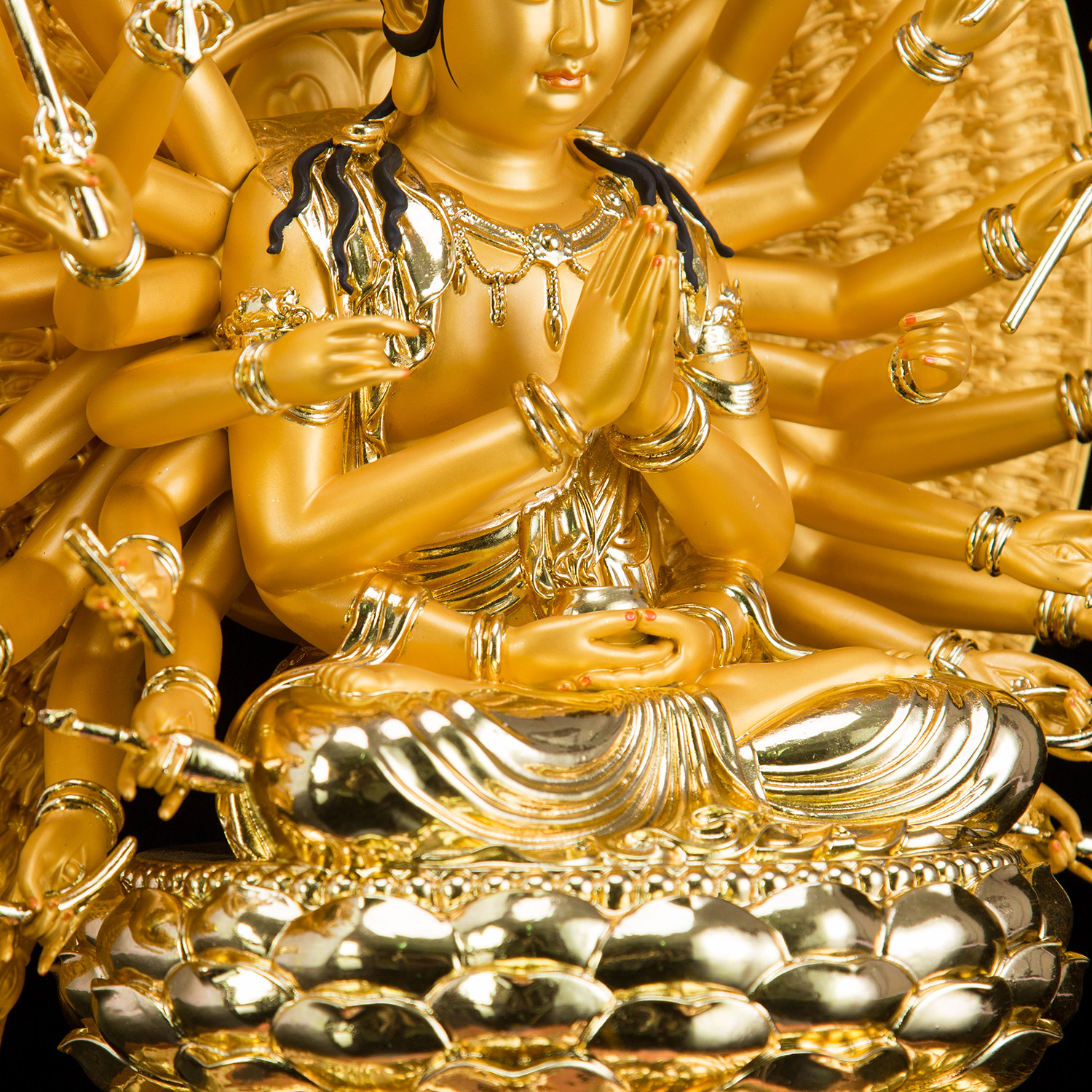 千手观音佛像千手眼观世音菩萨南海居家居家家家用摆件