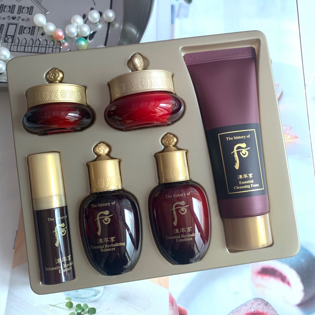 国内专柜小样whoo津率享中样套盒套装件套熟龄面部护理套装