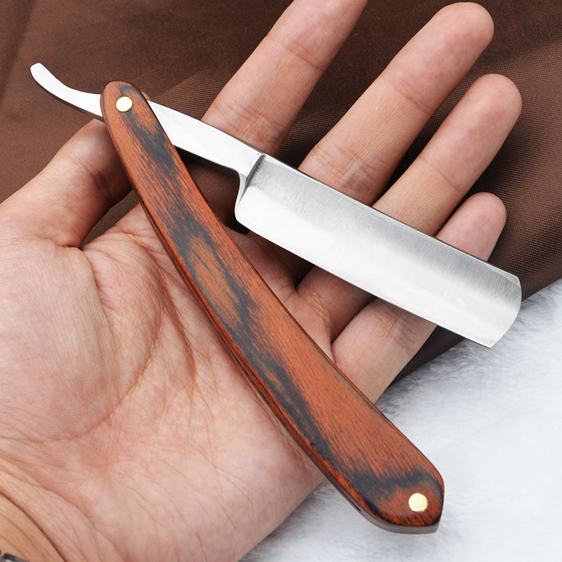 老式剃须刀不锈钢刀头刮胡刀剃头刀刮脸手动刮毛刀发型师专用