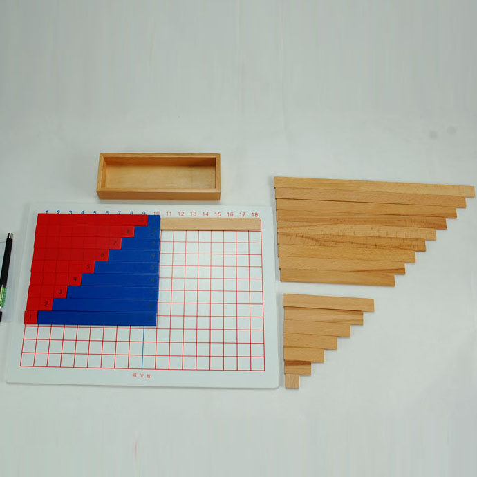 蒙氏数学加减法板蒙式数学学习加减法3-6儿童使用幼儿园大班教具