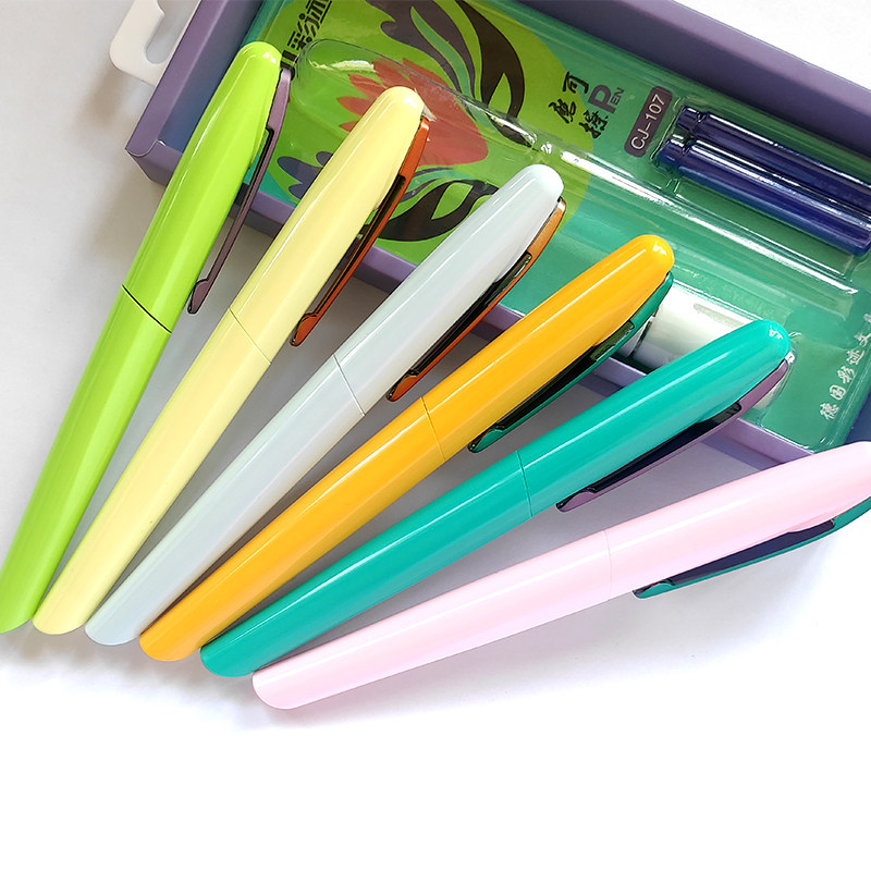 德国彩迹钢笔新品磨可擦摩易擦小学生正姿铱金钢笔