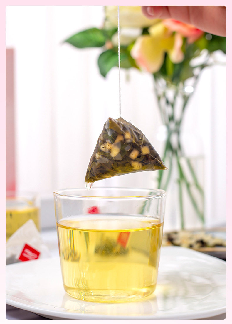 蜜桃白桃乌龙茶绿茶茶包花茶组合养生茶叶泡茶代用