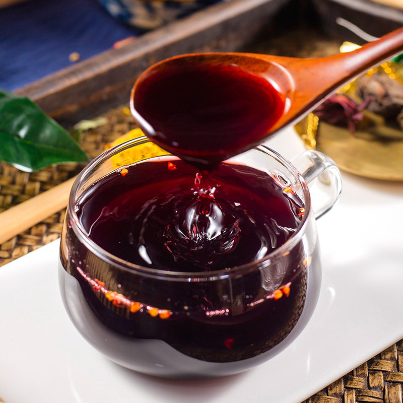 现熬自制大分熬煮洛神陈皮酸梅汤自制酸梅汤解暑代用