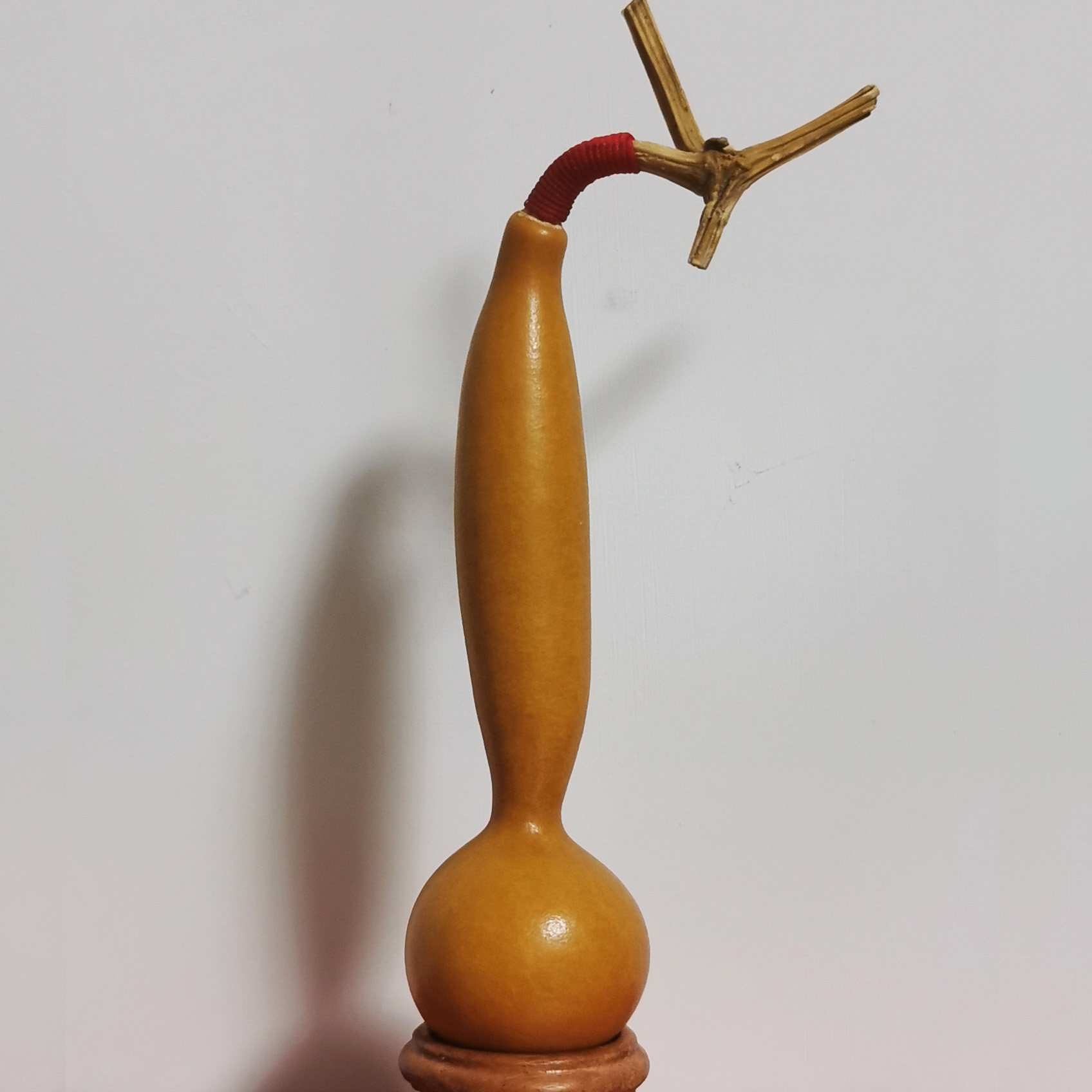 天然葫芦招财文玩把玩包金陈年头小龙头小手捻葫芦