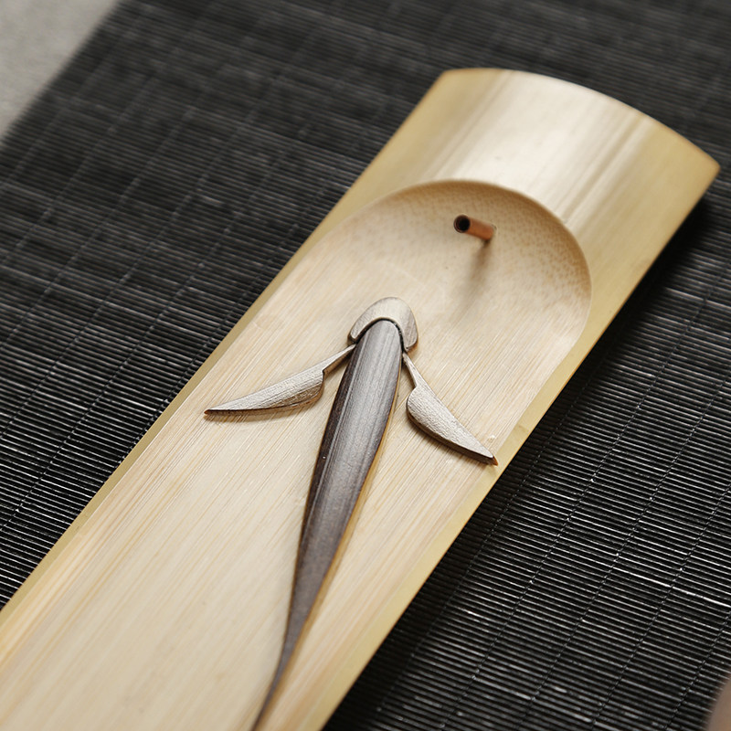 手工竹制香插香座创意线香卧点插香器台香道檀香托家用佛具香薰炉