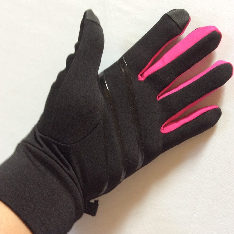 外贸出口原单触屏照明防滑户外跑步骑车运动休闲护手手套