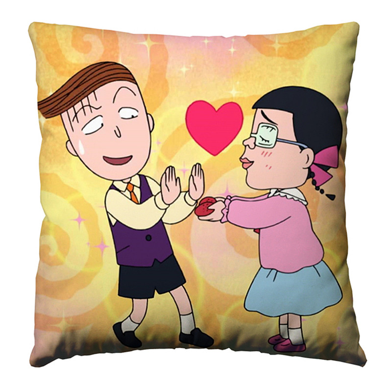 樱桃小丸子靠垫小渚美环花子花轮情侣公仔玩偶玩具靠垫