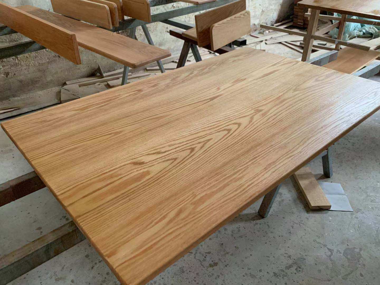 北美红橡木板材原木实木木料木板diy定制台面桌面加工踏步板飘窗 - 双