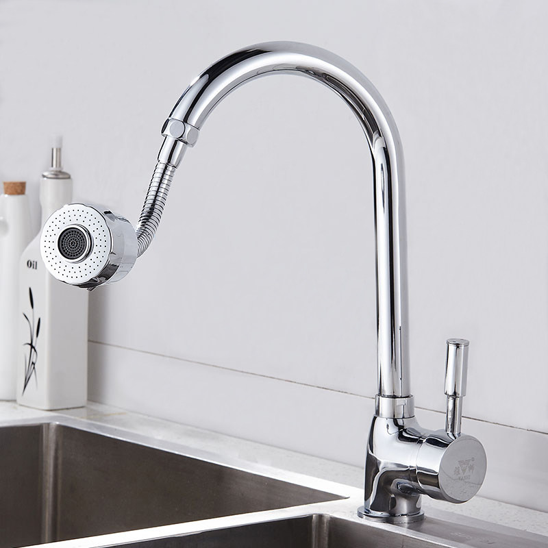 水龙头防溅头加长延伸厨房节水花洒喷头家用自来水过滤器