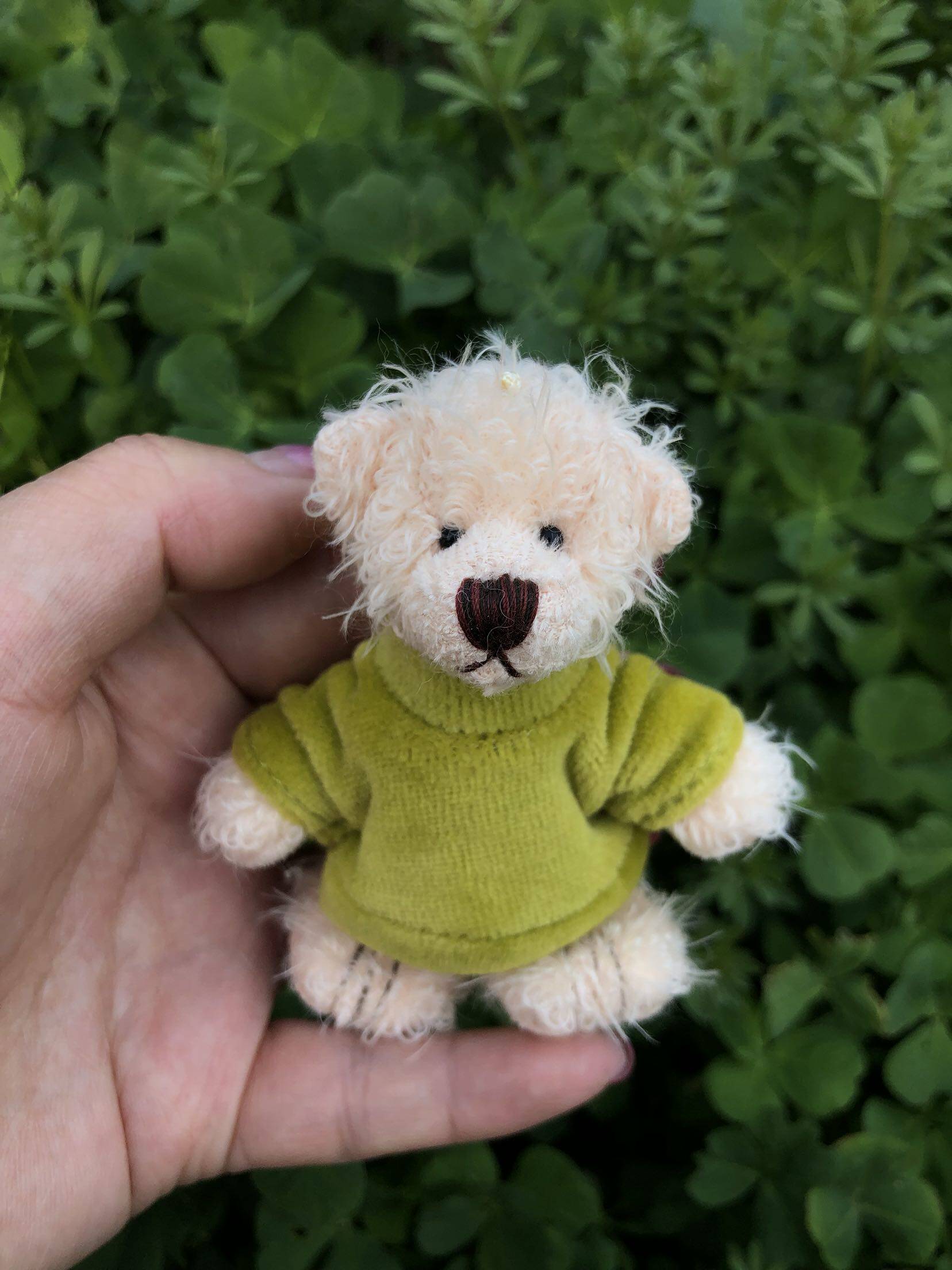 手工熊泰泰迪熊德国脸型钥匙扣汽车挂饰礼品饰品钥匙扣