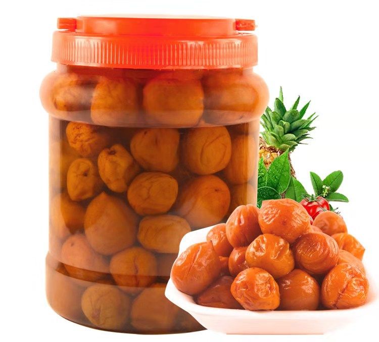 4斤咸水酸梅汤潮汕特产青竹盐水腌制酸咸梅腌腌制