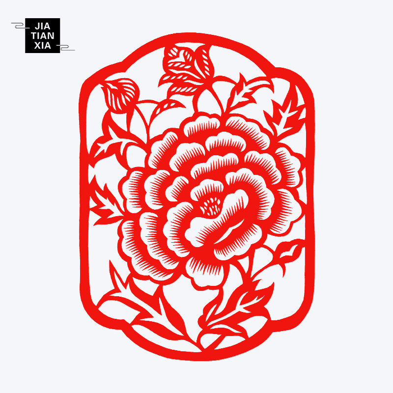 爱国题材剪纸手工剪纸艺术成品中国风镂空传统廉洁中国梦剪纸a4纸