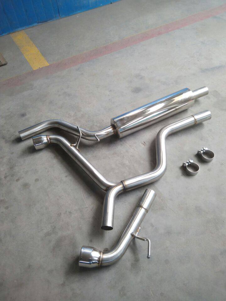 改装适用于大众gti高尔夫中尾排气管排气中尾段排气歧管