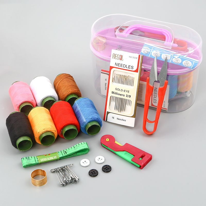 工具家用针线盒套装高档diy手工剪刀收纳缝纫缝纫diy工具套装