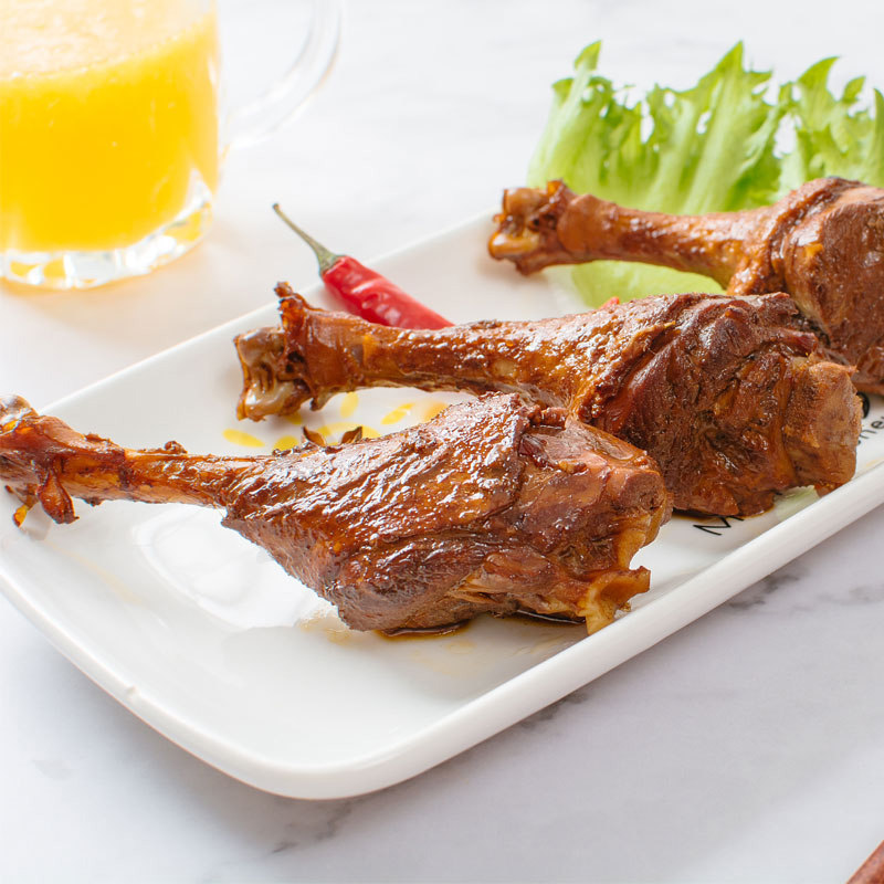 杨记鸭小腿鸭翅根42g蜜汁黑鸭盐焗味烤小腿王酱卤鸭腿肉零食整箱