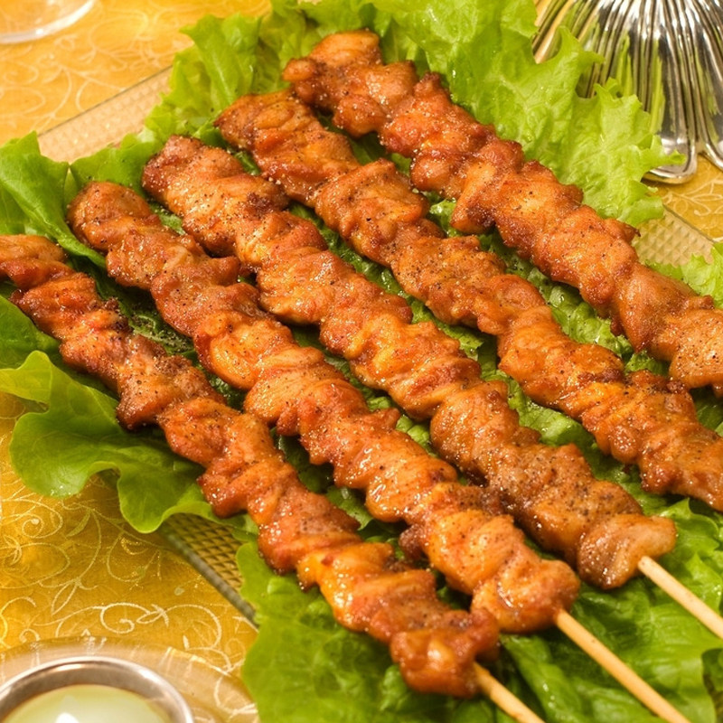 金莱加州肉串澳洲大串烧烤大鸡里脊骨肉相连鸡肉丸