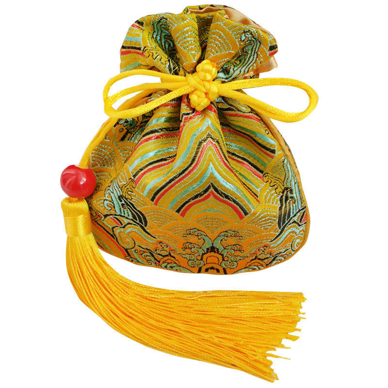 新款流苏民族风锦囊锦袋荷包包袋文玩饰品袋手串首饰袋