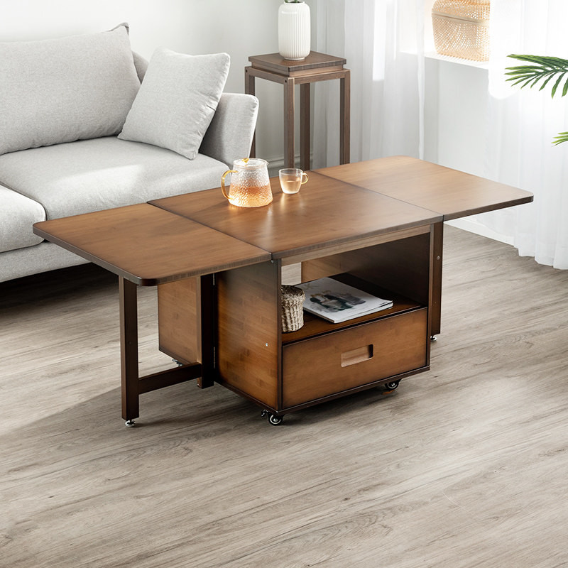 茶几楠竹折叠家用可移动创意茶桌现代简约矮桌简易茶几