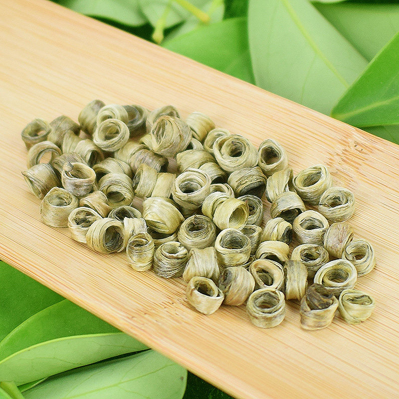 云南绿茶朝廷贡茶春茶特级滇绿茶叶女儿环玉环茶 250g包邮