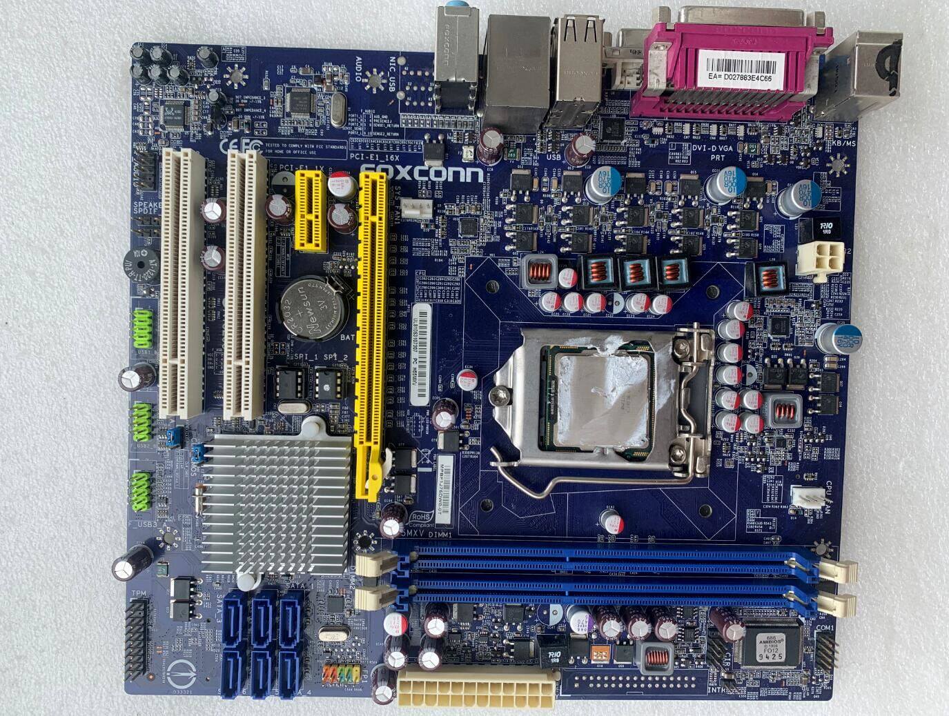 主板富士康h55mxvh55m01s1s1156针支持i3i5cpun15235主板