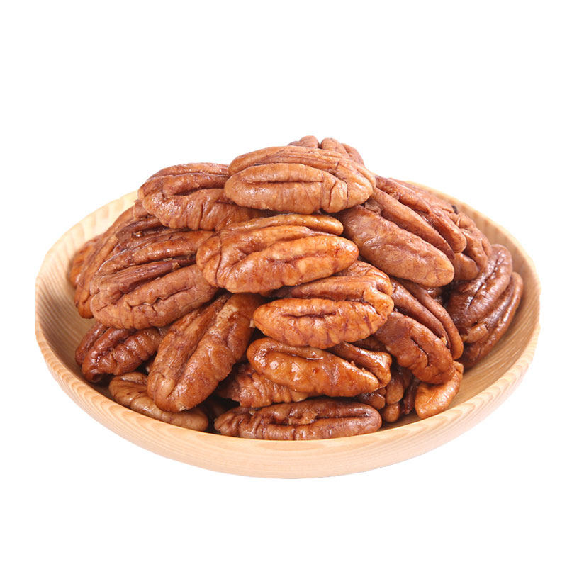 新货碧根果仁长寿原味奶油味美美国山核桃仁坚果长寿果