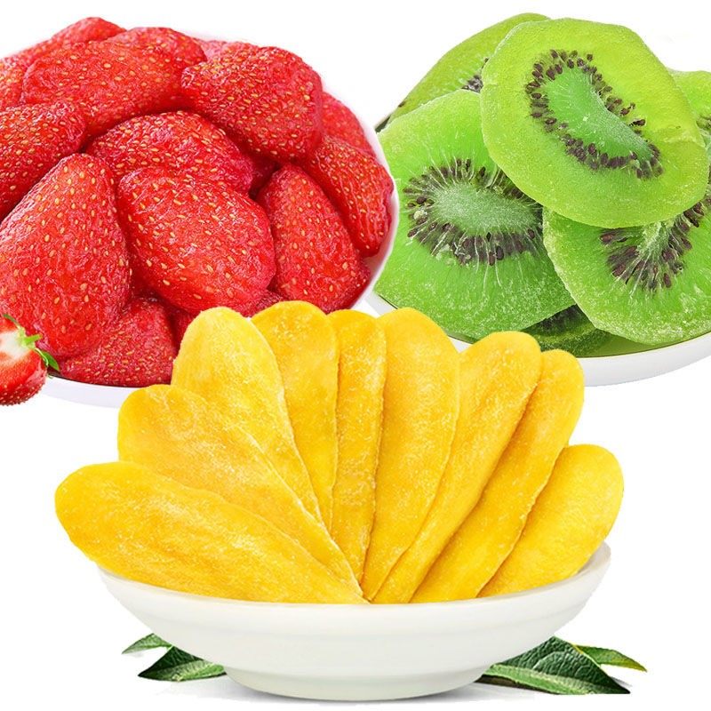 芒果干黄桃干水果干果草莓猕猴桃蜜饯果脯混合芒果干