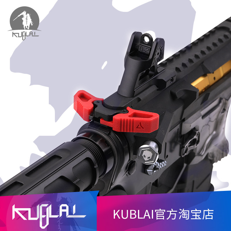 忽必烈k4水弹骷髅机匣钢印喷火猪鱼骨下供弹电动连发水弹玩具模型