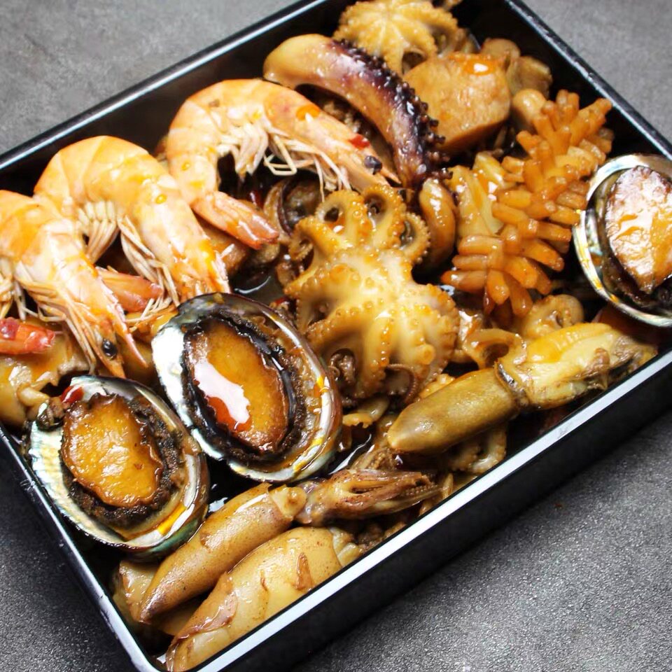 海鲜熟食即食大咖套餐八爪香辣鲍鱼其它