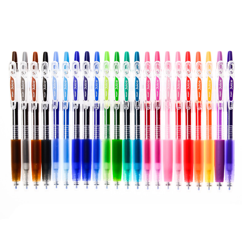日本百乐juice彩色中性笔/按动水笔 lju-10ef 果汁笔 36色 0.5mm