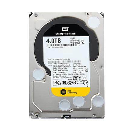 全新西数wd4000fyyz企业级黑盘4tb台式机硬盘4t监控录像游戏硬盘