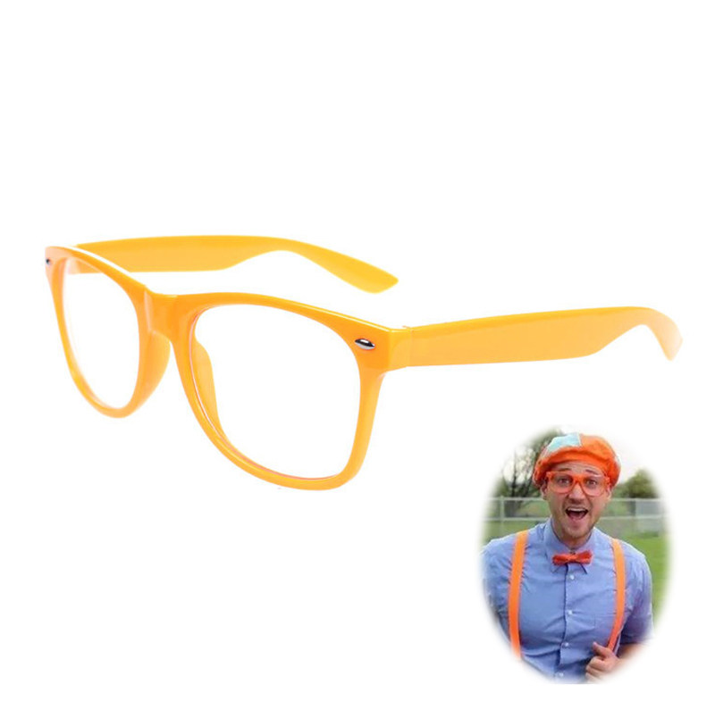 blippi眼镜镜框太阳镜美国儿童英语启蒙节目万圣节眼镜架