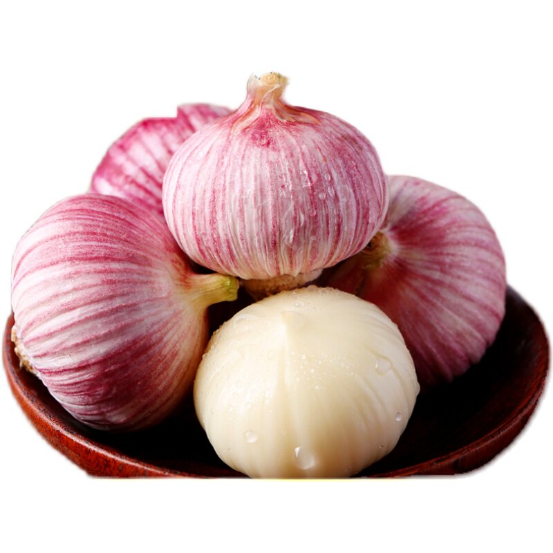 2022云南大理紫皮独头蒜新鲜现挖红皮大蒜头湿9农家蔬菜5斤装10