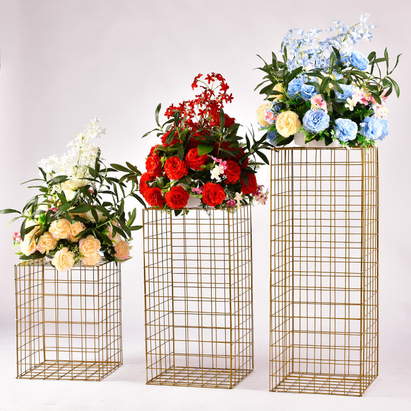 婚庆网格路引花柱仿真花路引婚礼中式路引新款婚庆道具