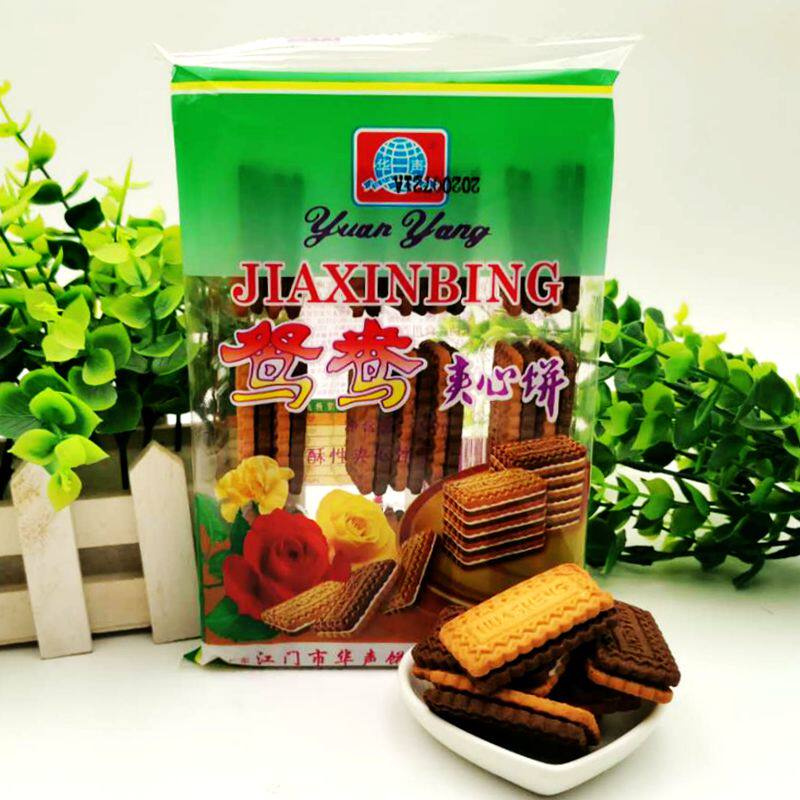 经典童年回忆怀旧零食华声老式鸳鸯夹心饼干夹心饼干