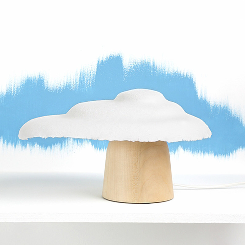 台灯轻云云朵北欧简约时尚灯具迷你卧室床头装饰台灯