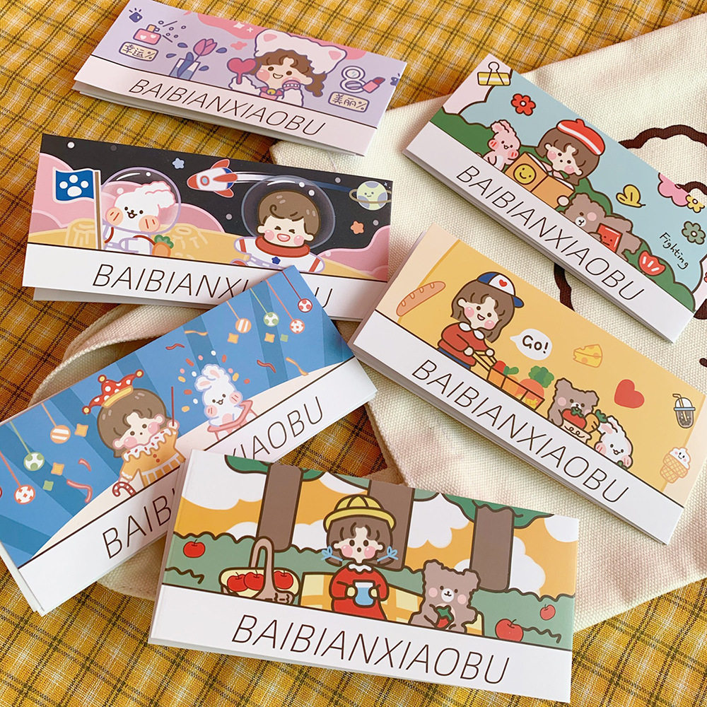 ins可爱网红少女贴纸手帐分离型防水pvc水杯贴纸