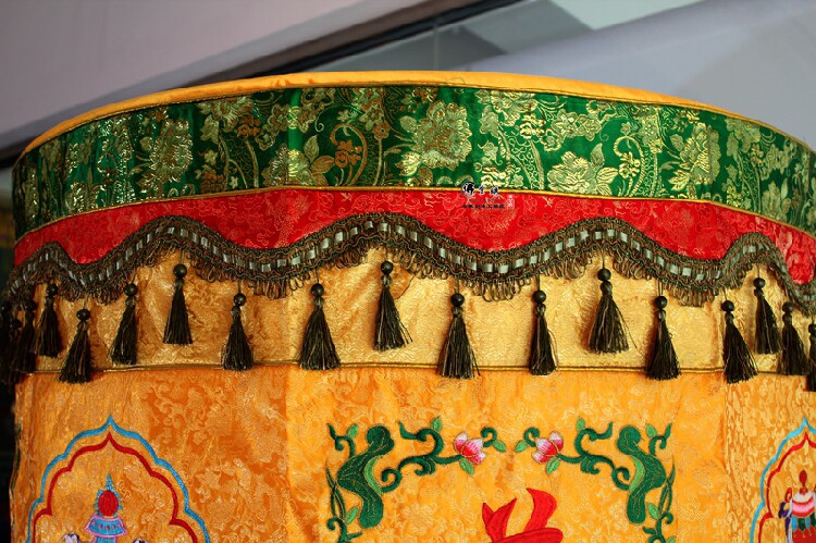 特价佛教用品宝盖黄龙伞直径1米八吉祥华盖经幢幡盖桌围佛光普照