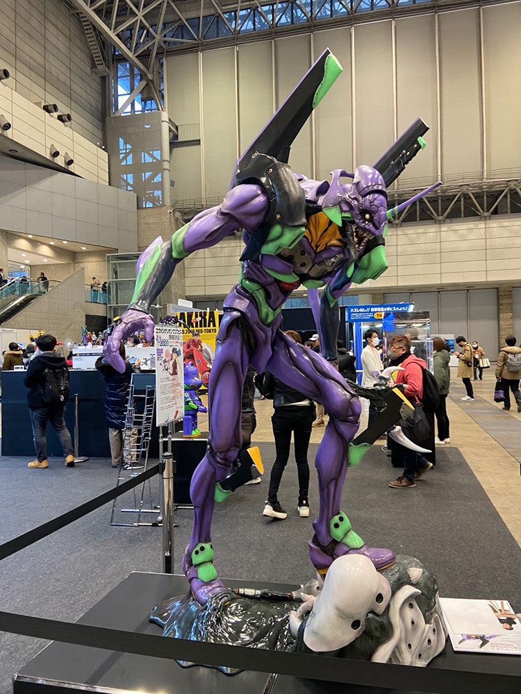 eva雕像超大初号机2米高洋堂海洋gk小新宅必手办