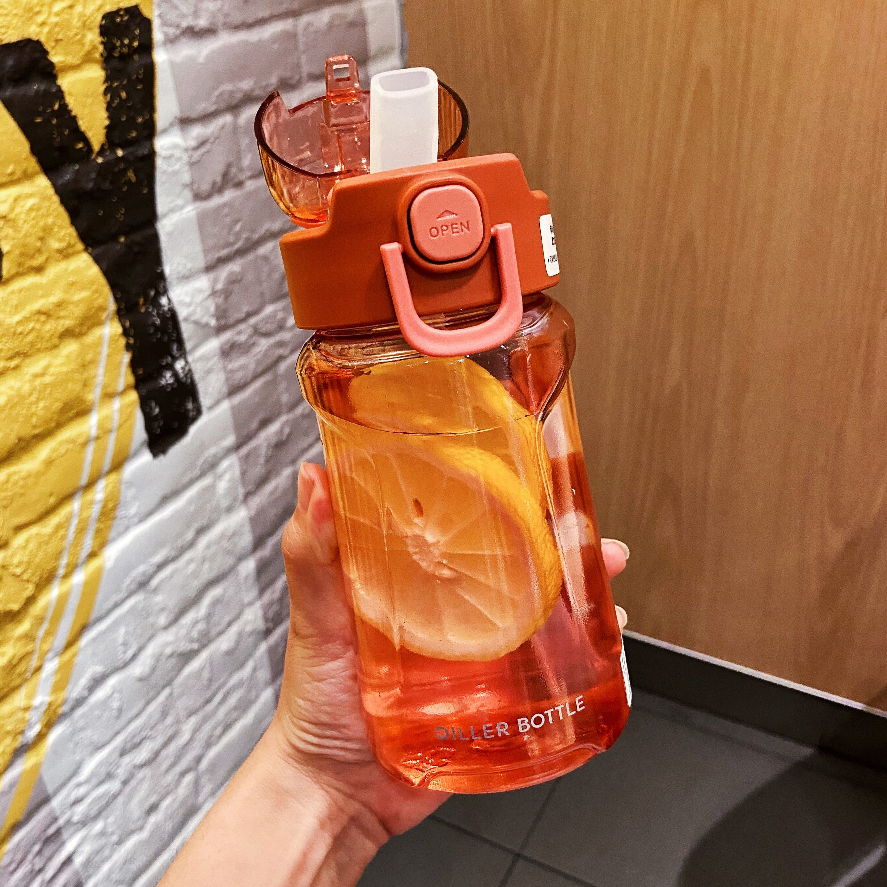 夏天水杯女网红款ins风 孕妇吸管杯子产妇专用大人成人可爱超萌男