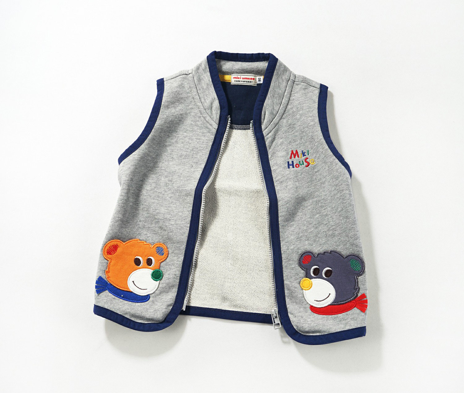 日系儿童春秋背心坎肩保暖婴幼儿小童宝宝中小马甲