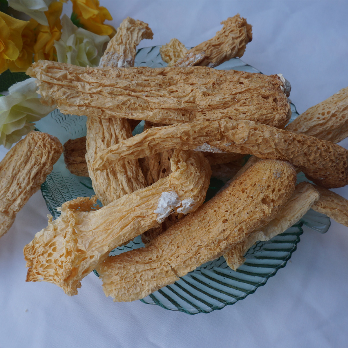 冠发古田特产黄竹荪干货农家家竹杆子去裙无熏竹荪