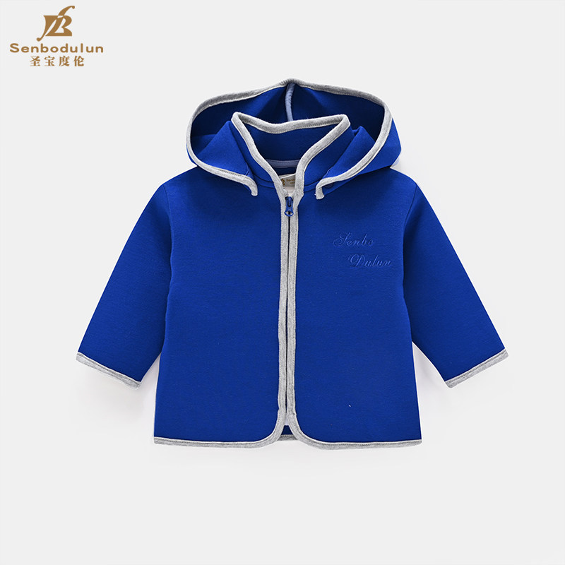 圣宝度伦秋装新款童装男童小童上衣0-3岁洋气宝宝普通外套